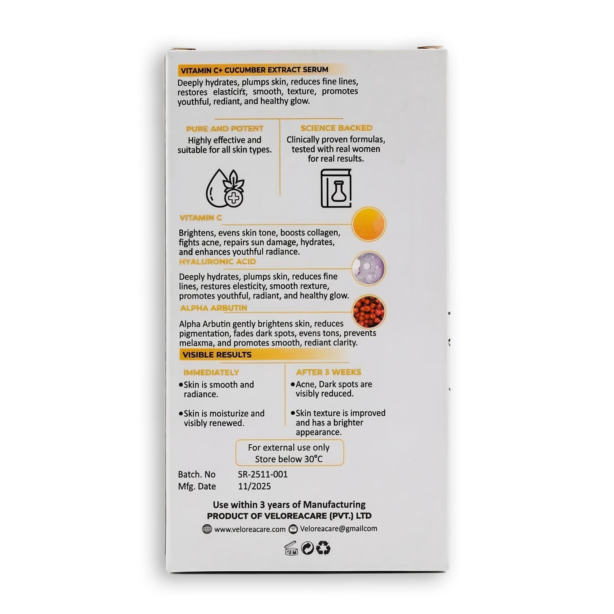 Bright Impact Serum + Spotless Essence Cream + Glow Foam Face Wash